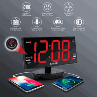 Spy Camera 1080P Hidden Camera Built into a SHARP Alarm Clock Radio Nanny Cam review Spy Camera 1080P Hidden Camera Built into a SHARP Alarm Clock Radio Nanny Cam review