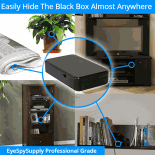 1080P HD DIY Spy Camera Mini Black Box Hidden Covert Nanny Cam w/Audio