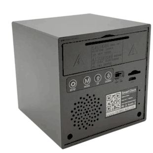 Cube Desk Clock Hidden WiFi Spy Camera with Audio Alarm Clock Bluetooth Speaker with Invisible Night Vision