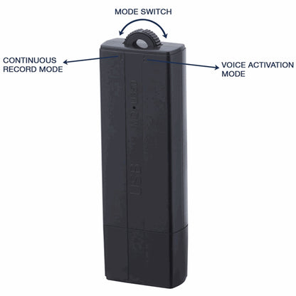 MQ-U350 Voice-Activated 8GB USB Digital Audio Recorder