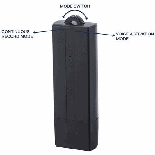 MQ-U350 Voice-Activated 8GB USB Digital Audio Recorder