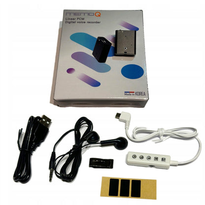 Grabadora de audio espía Kawtco MR-150, ultra discreta y pequeña, activada por voz