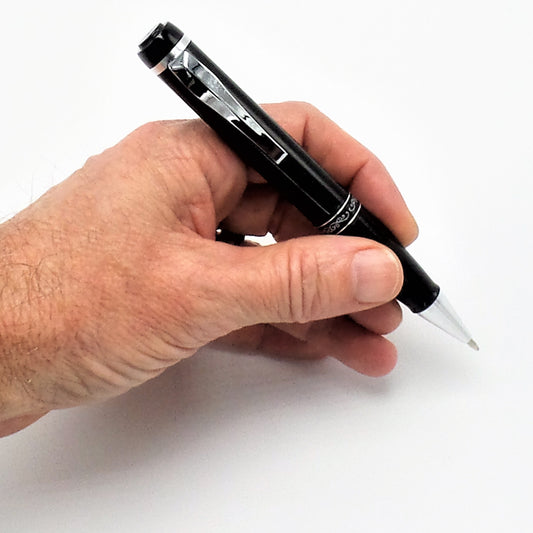 Executive Writing Pen Voice-Activated Audio Recorder with 30-Day Standby, 8GB Memory & Mobile Playback