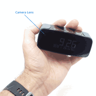 Alarm Clock WiFi Spy Camera | Super Night Vision | Motion Activated Remote Live View | with Audio By kawtco