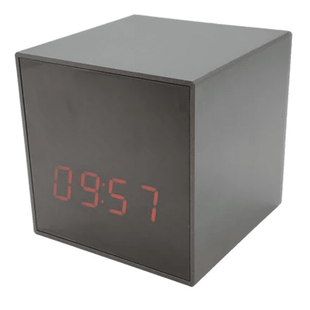 Cube Desk Clock Hidden WiFi Spy Camera with Audio Alarm Clock Bluetooth Speaker with Invisible Night Vision