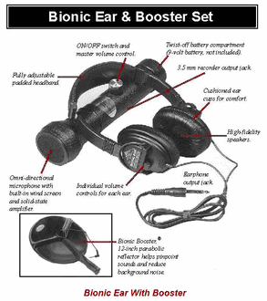 Bionic Ear Listening Device with Booster
