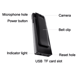 DIY Hidden Spy Camera w/ Audio -Motion Activated Slim Micro Cam -Easy To Use