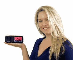 Hidden Camera W/ Night Vision & Motion Activated DVR- Clock Radio