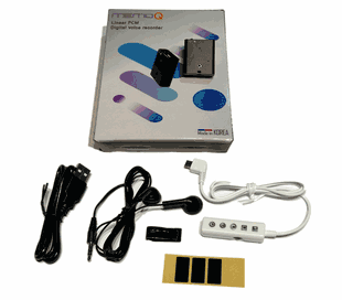 Kawtco MR-150 Ultra-Discreet and small Voice Activated Spy Audio Recorder