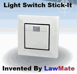 Motion Activated Covert Hidden Camera/ Spy Cam Stick It Camera Law Mate w/ DVR