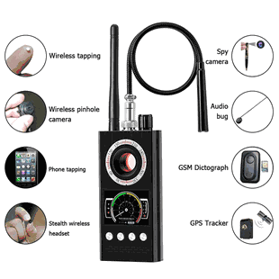Multi Purpose Hidden Spy Camera, GPS, RF Bug/Listening Device Detector/Finder