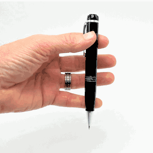 Spy Pen Audio Recorder | Voice Activated | Long 30 Day Battery | Date Time Stamp