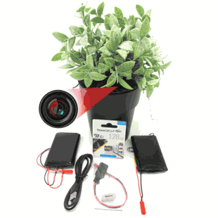 WiFi Hidden Camera w/ Audio Plant/Flower Pot Spy/Nanny Cam Motion Activated with Long Battery Life - Custom Made In House in the USA