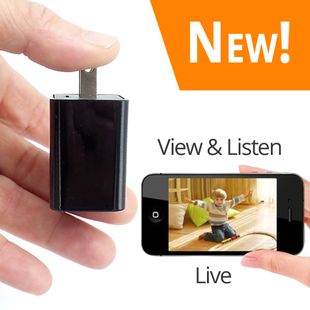 WiFi Hidden Spy Camera | 1080P HD Video | USB Phone Charger | Audio | Nanny Cam | Remote Viewing & Listening By kawtco